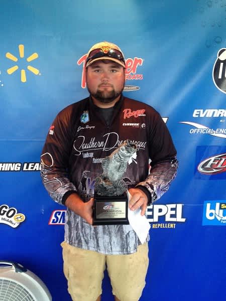 Rampey Wins Walmart Bass Fishing League Savannah River Division Event on Clarks Hill Lake