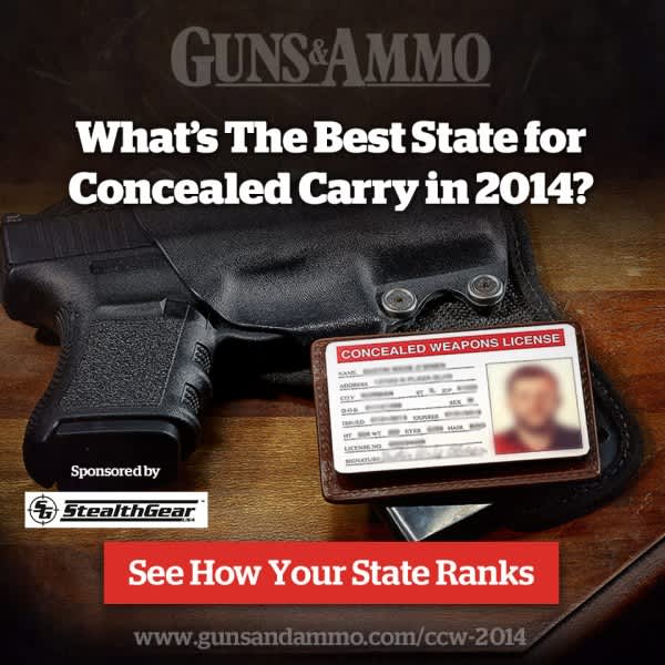 Guns & Ammo Announces Rankings for Best States for Concealed Carry 2014