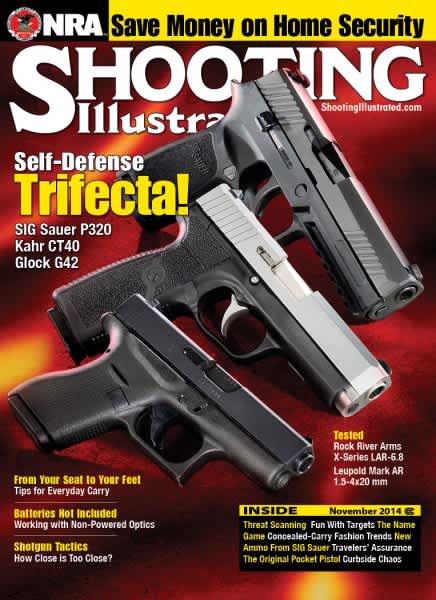 November Issue of Shooting Illustrated Features the Glock G42, Kahr CT40 and SIG Sauer P320