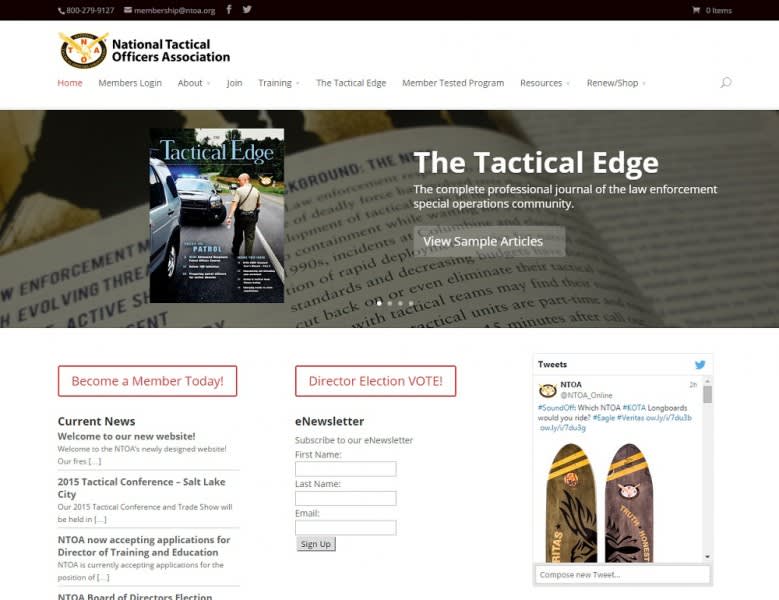 The National Tactical Officers Association (NTOA) Unveils Remodeled Website