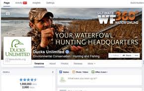 Ducks Unlimited Reaches 1 Million Facebook Fans