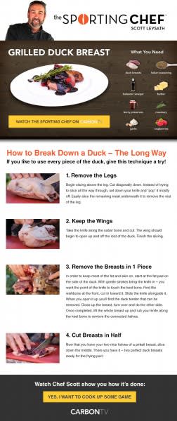INFOGRAPHIC: How to Break Down a Duck—the Long Way