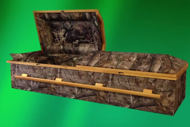 More Sportsmen Opting for Hunting-themed “Camo Caskets”