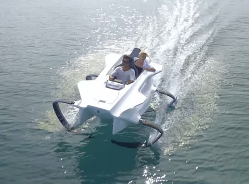 Video: Would You Fish from this Futuristic Watercraft?