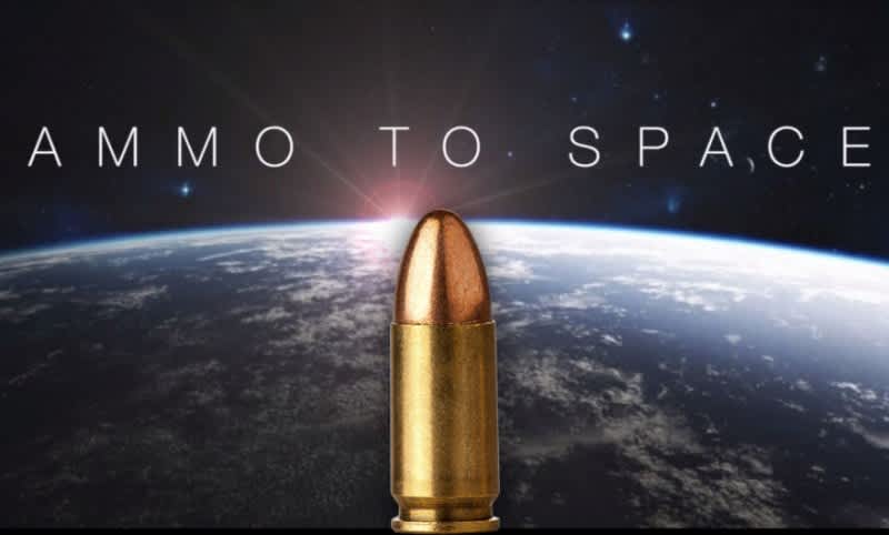 Video: Lone 9x19mm Cartridge Flies Off into Space
