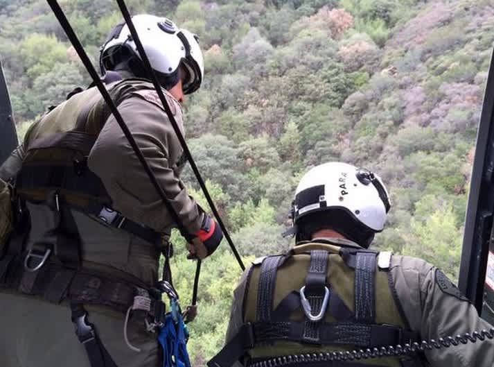 California Deputy Lowered from Helicopter Inadvertently Drops on Bear Family
