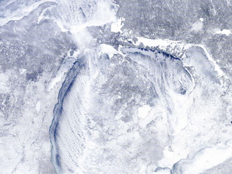 Frigid Temperatures Freeze Great Lakes, Could Beat Last Year’s Ice Coverage