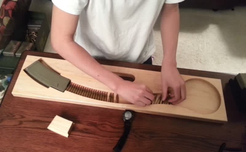 Video: Man Makes His Own Wooden AR-15 Magazine Speedloader