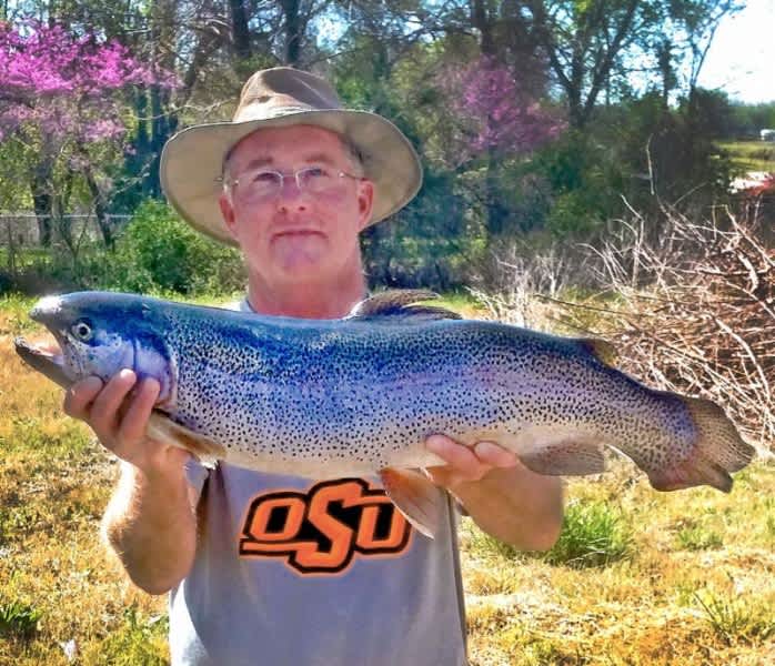 Oklahoma Fly Fisherman Snatches Up State Record Rainbow Trout