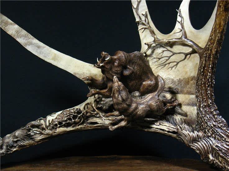 Photos: 15 Insanely Intricate Antler Carvings That Will Amaze You
