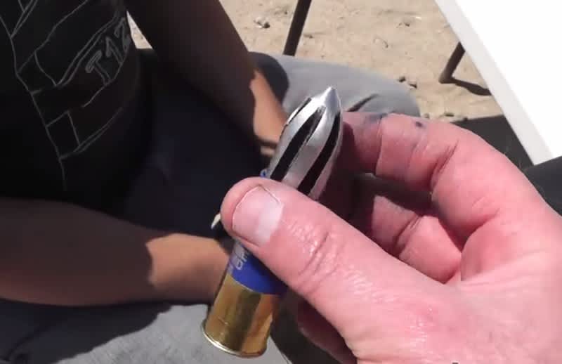 Video: Homemade .70 Caliber Aluminum “Turbine” Shotgun Slugs in Action