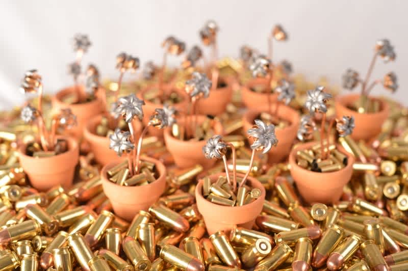 Why One Man Quit His Engineering Job to Make Flowers Out of Bullets