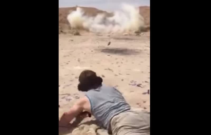 Video: Exploding Target Sends a Rock Flying at Shooter’s Face
