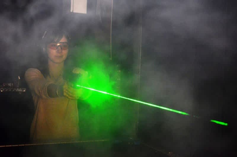 Green Lasers Help Make Firearms More Effective