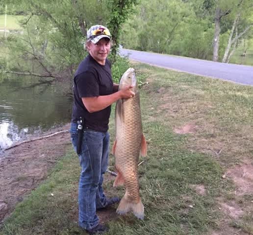 Virginia Angler Catches and Releases Massive Grass Carp