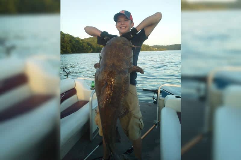 Possible Tennessee State Record Catfish Caught and Released