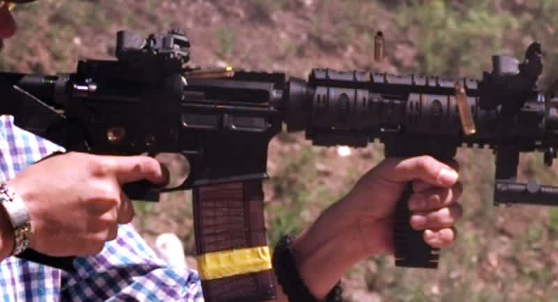 Video: Shooting an AR-15 with a Slide Fire Stock in Slow Motion