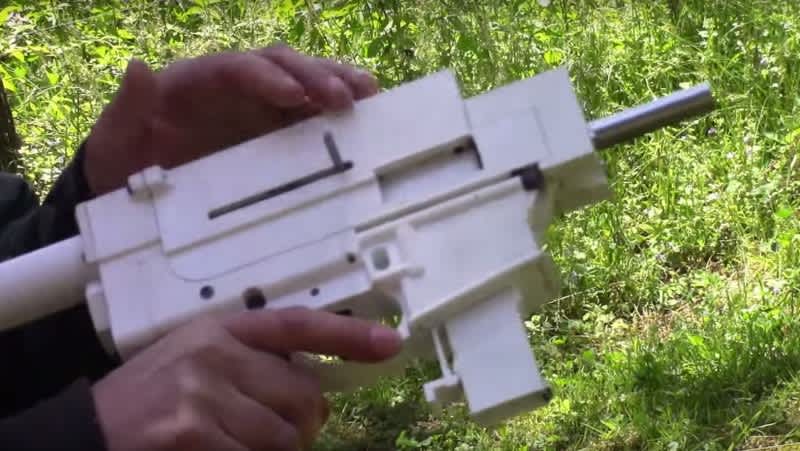 Video: 3D-printed 9x19mm AR-style Pistol in Action