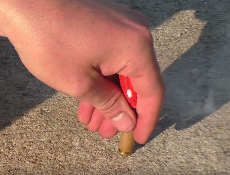 Video: How to Light a Fire with One Round of Ammo