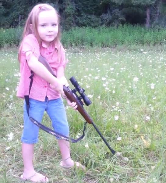 Video: Little Girl Has the Best Possible Reaction to Shooting a Gun