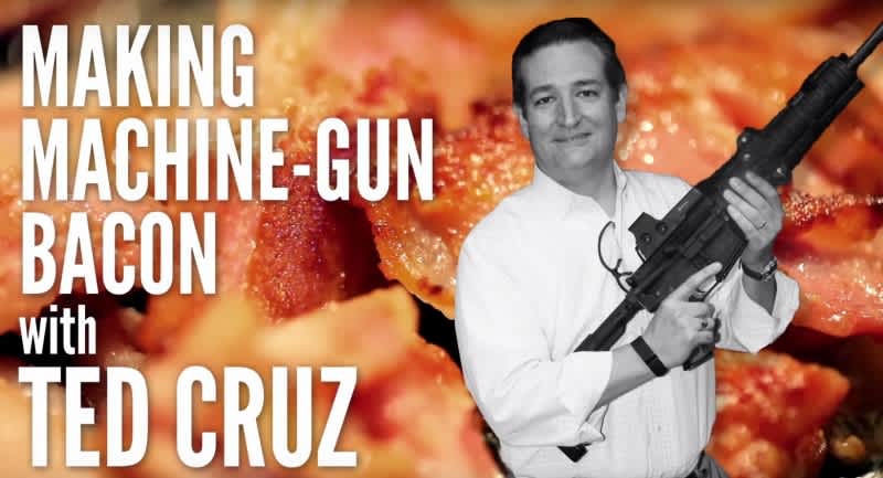 Video: Ted Cruz Cooks Bacon with an AR-15