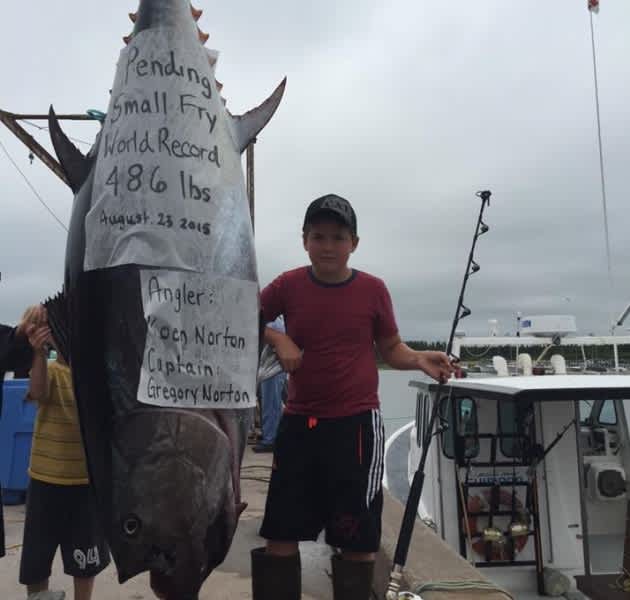 Young Canadian Angler Challenges Junior Tuna World Record