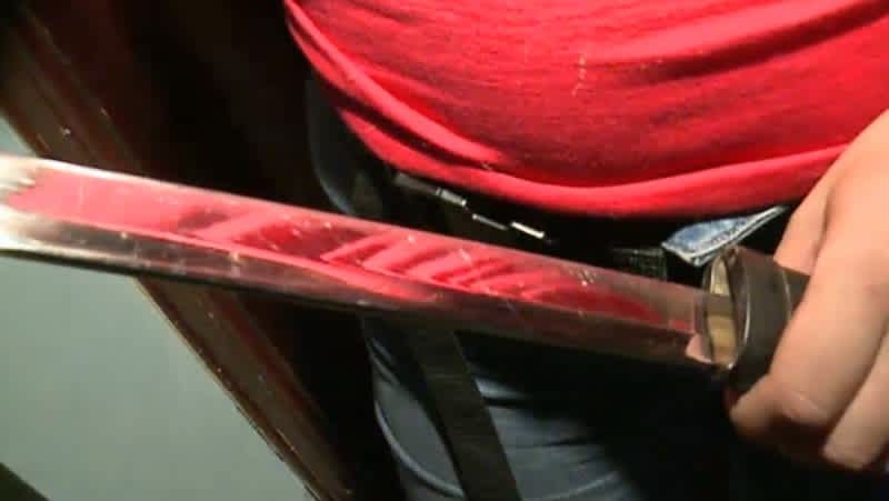 Indiana Woman Reaches for Gun in Home Invasion, Finds Sword