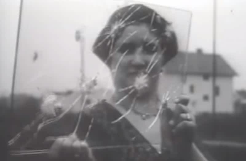 Video: Man Demos Bulletproof Glass Using His Wife