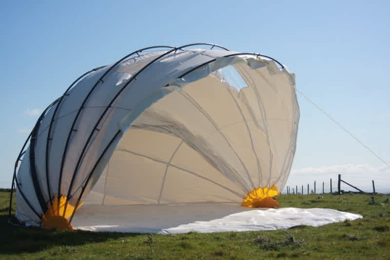 Meet the Mollusc, an Innovative Tent That Can Fold Up in Seconds