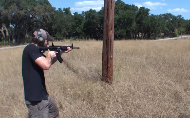 Video: How Many Bullets to Cut a Telephone Pole in Half?