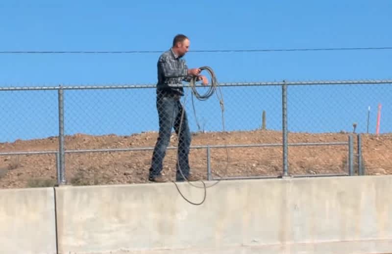 Video: Arizona Cowboys Lasso, Rescue Drowning Spike Buck