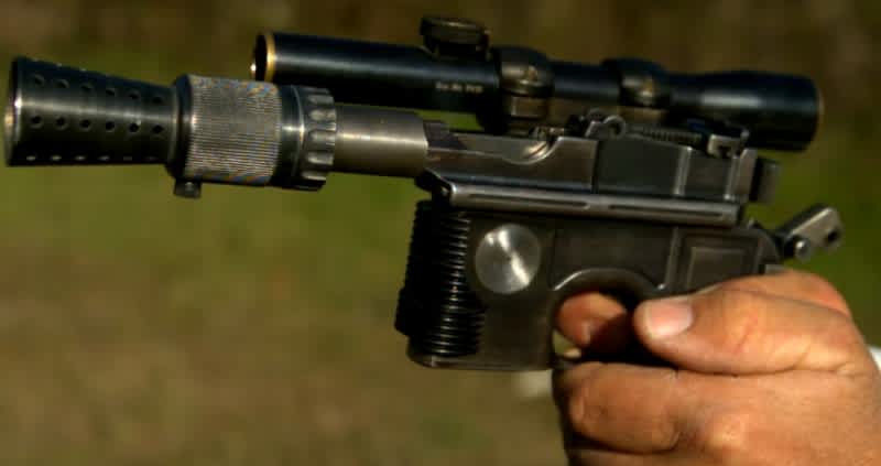 Video: Jerry Miculek Shoots Han Solo’s DL-44 Blaster from Star Wars
