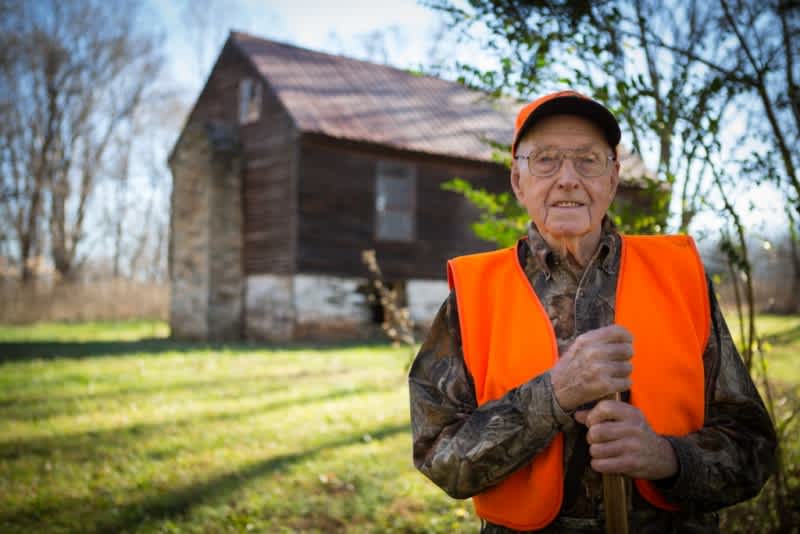 Video: 102-year-old Hunter Credits Long Life to God, Hard Work