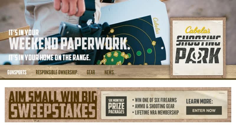 Cabela’s Launches New Shooting Sports Microsite