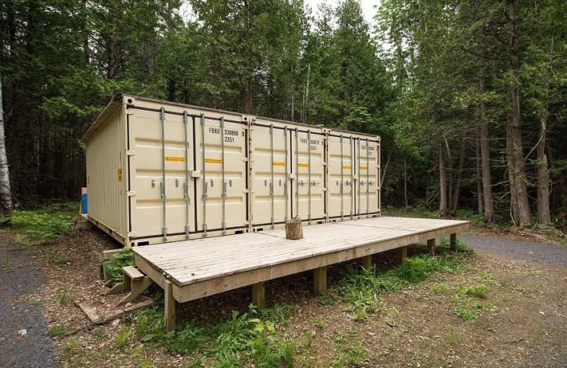Photos: This Outdoorsman Built a Cabin from Shipping Containers