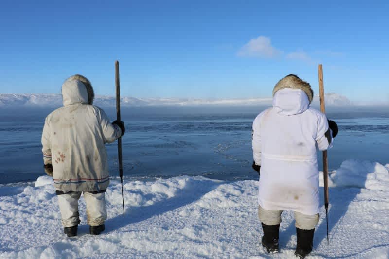 Subsistence Hunter Skins Fox for Pants to Survive Frigid Journey in Hudson Bay