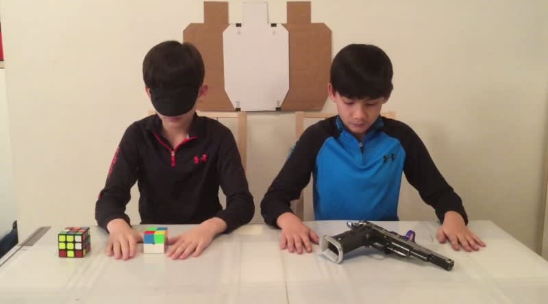 Video: 1911, Glock vs Rubik’s Cube