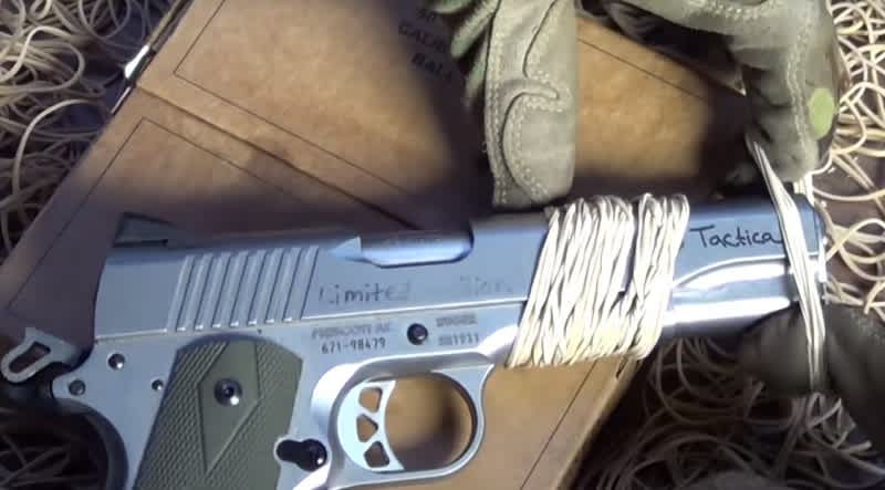 Video: How Many Rubber Bands Does it Take to Stop a 1911?