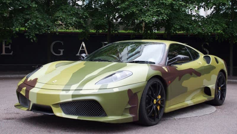 12 Awesome Camo-wrapped Cars You Would Never Expect