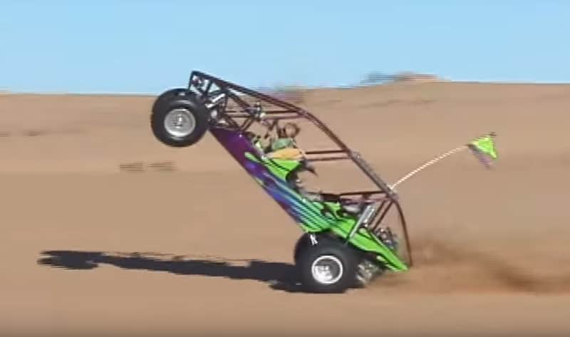Video: 10-Year-old Boy Does a Quarter-Mile Wheelie in a Dune Buggy