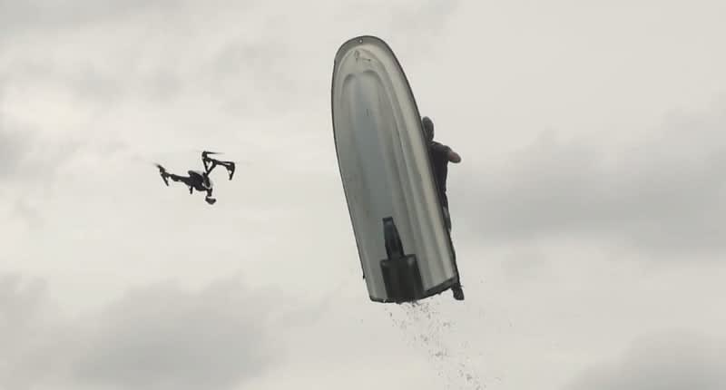 Video: Flying Jet Ski Destroys $3K Drone