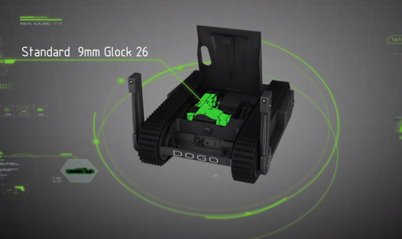 Video: This Tiny Robot Packs a 9mm Glock