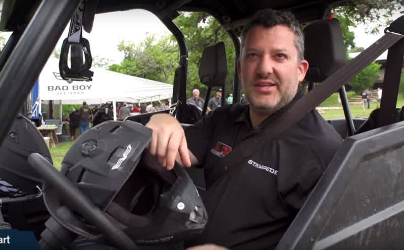 Video: Tony Stewart and Kevin Harvick Drive New Stampede 900 Side-by-Side