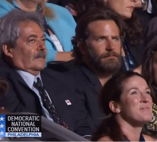 Bradley Cooper Appears at DNC and Angers some Republicans