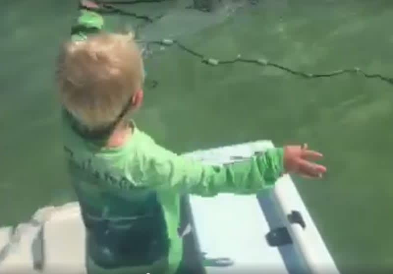 Four-Year-Old is a Cast Netting Phenom