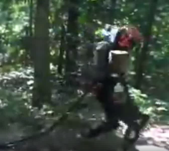 Video: Hiker Encounters Humanlike Robot on the Trail