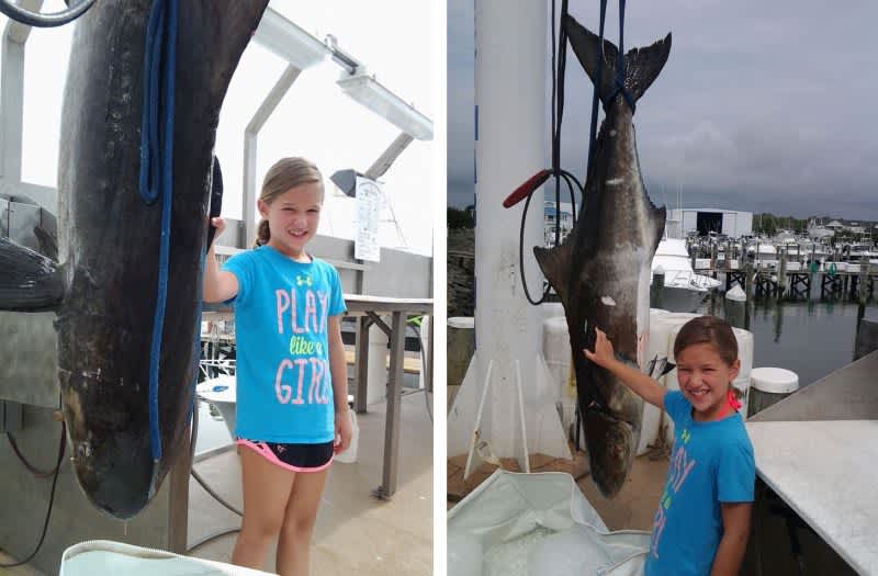 9-year-old Girl Lands Maryland Record Cobia