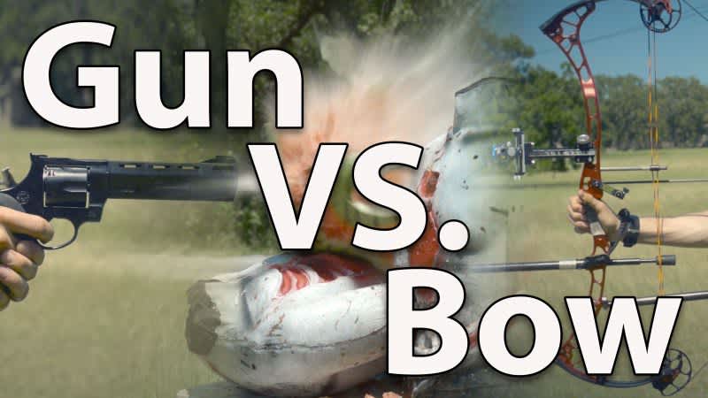 Video: Gun vs. Bow Accuracy Test