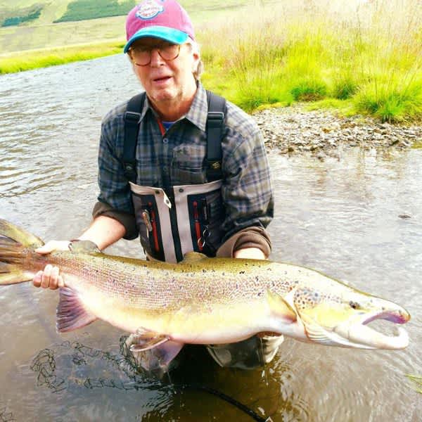 Eric Clapton Catches Record-Size Salmon in Iceland