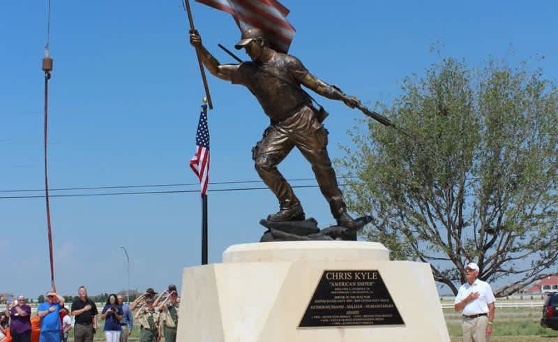 Chris Kyle’s Hometown Reveals Statue in Memory of the “American Sniper”